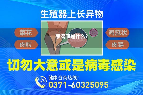 尿潜血是什么?